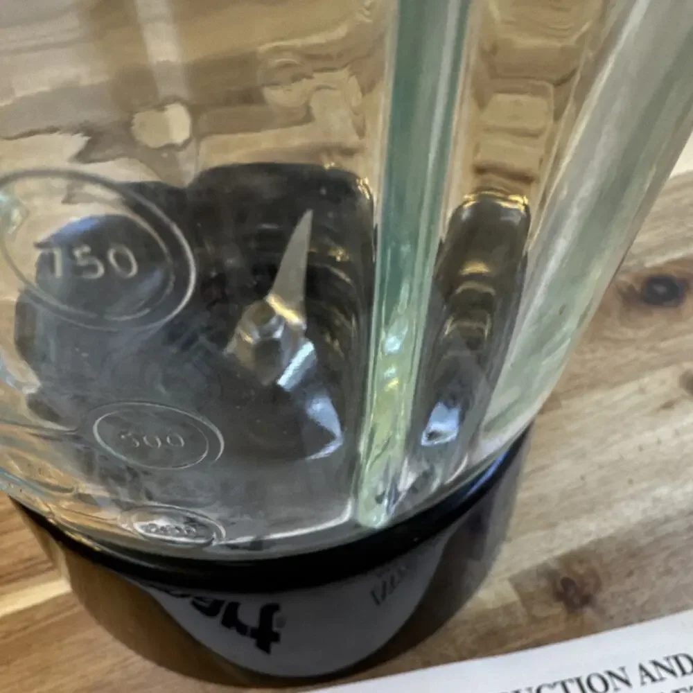 Cuisinart FPB-5CHB Series Blender Jar 6 Cup 1.5L Glass w/Lid & Blade Clear/Black